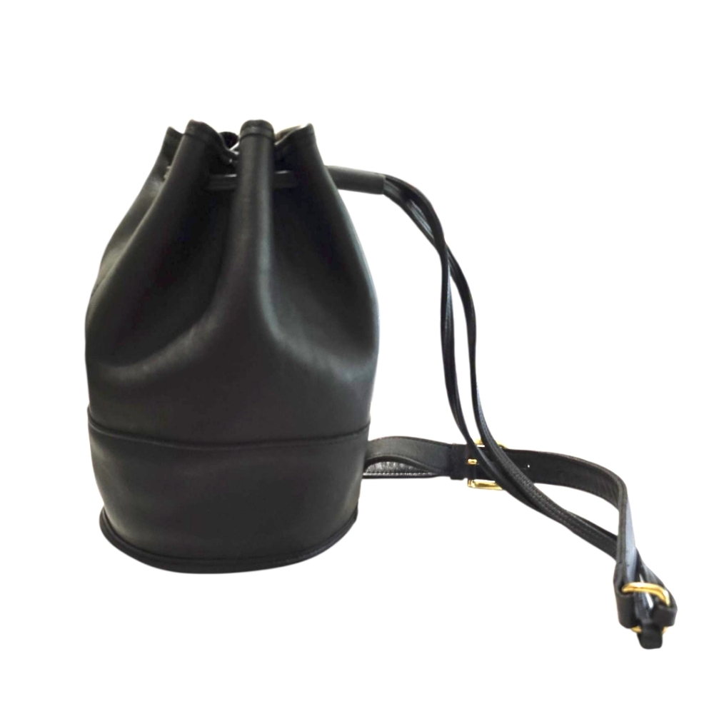 Coach Black Leather Shoulder Bag